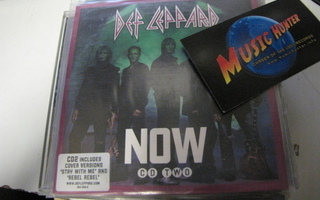 DEF LEPPARD-NOW (CD TWO) CD SINGLE UK PAINOS UUSI