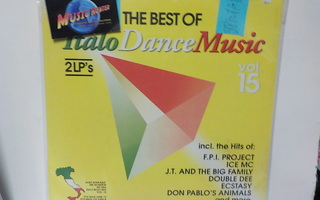 V/A - THE BEST OF ITALO DANCE MUSIC VOL. 15 M-/EX+ 2LP