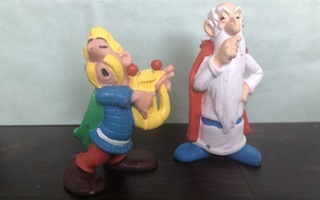 Vanhat Asterix figuurit 2 kpl