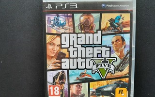 PS3: Grand Theft Auto V 5 peli (2013)