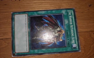 1996 Yu-Gi-Oh 1st Edition The Warrior Returning Alive card
