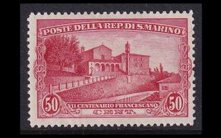 San Marino 141 * Franciscus Assisilainen 50 C (1928)