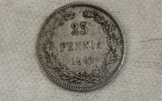 25 penniä 1901, Suomi