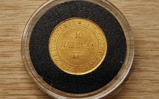 10 mk kultaraha 1882 Suomi