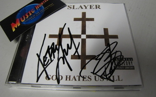 SLAYER - GOD HATES US ALL CD KERRYN JA PAULIN NIMMAREILLA !