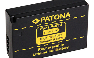 Canon LP-E12 yhteensopiva Li-ion akku 800mAh (11