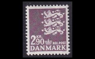 Tanska 463 ** Vaakuna 2,90 kr violetti (1967)