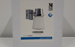 Seinävalaisin Cordoba 1lmp (chrome, MarkSlöjd, uusi)