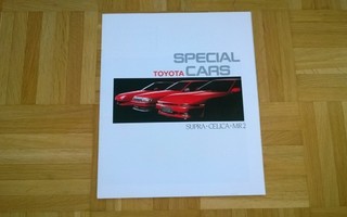 Esite Toyota Supra - Celica - MR2. Vuodelta 1987/1988