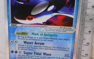 Kyogre EX 94/101 kiiltokortti