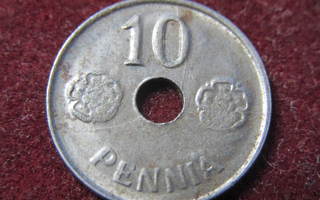 10 penniä 1945 epäselvä 5