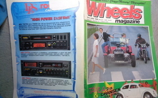 Jenkkiautolehti Wheels Magazine 6/1986