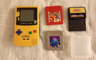 Gameboy Color + 3 peliä