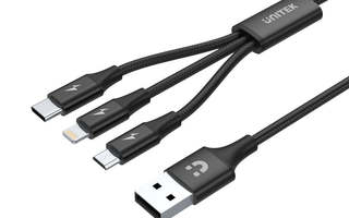 UNITEK C14049BK USB-kaapeli 1,2 m USB 2.0 USB C 