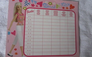 Barbie My Special Things lukujärjestys + harrastukset