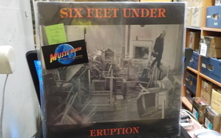 SIX FEET UNDER - ERUPTION LP ORIG SWEDEN -84 PRESS EX-/EX-