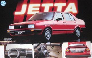 1984 VW Jetta esite - KUIN UUSI -  suom - Volkswagen