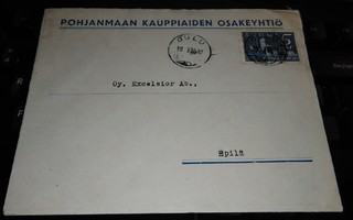 Oulu Kauppiaiden Oy firmakuori 1945 PK900/16