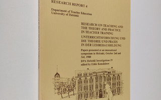 Erkki Komulainen : Research on Teaching and the Theory an...