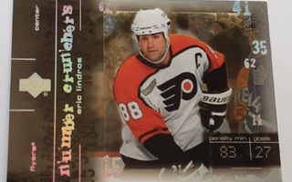 2000-01 UD Number Crunchers Eric Lindros # NC4