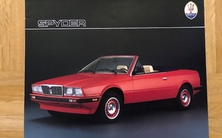 Esite Maserati Spyder 1980-luvulta