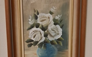 Valkoisia ruusuja maljakossa, Reijo Masalin-93