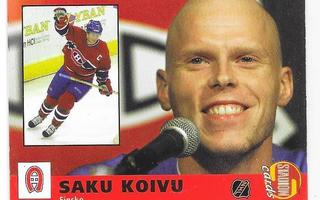 2001 Stadion Tsekkikortti #244 Saku Koivu Montreal Canadiens