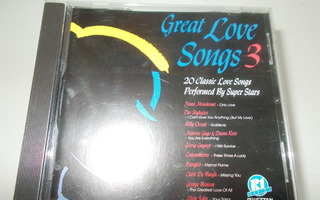 CD GREAT LOVE SONGS 3