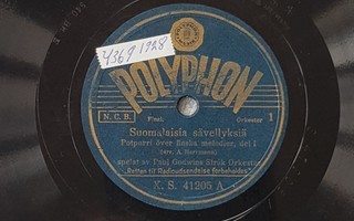 Savikiekko 1928 Paul Godwins Stråk-orkester Polyphon XS41205