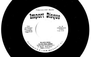 BLACK SOUL; Black soul music (disco mix)/ Black soul music