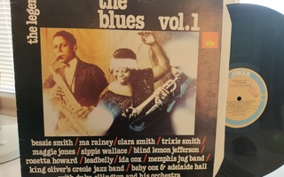 V/A, THE LEGEND, THE BLUES Vol. 1 LP ITA -82 SIISTI KUNTO !!