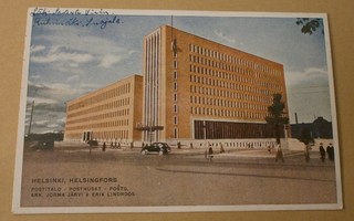 Helsinki, Postitalo, väripk, Kenttäpostia p.  1942 + sens.