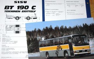 1983 Sisu BT 190 C bussi esite - KUIN UUSI - Cummins