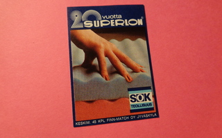 TT-etiketti SOK Teollisuus Superlon 20 vuotta