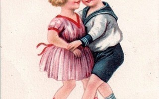 LAPSET / Boston - Tanssiva tyttö ja poika. 1920-l.