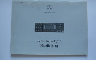 Mercedes-Benz Radio Audio 10/30 Handleiding ohjekirja