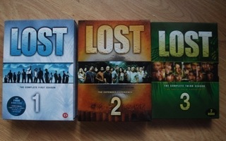 Lost kaudet 1, 2 ja 3 (DVD)