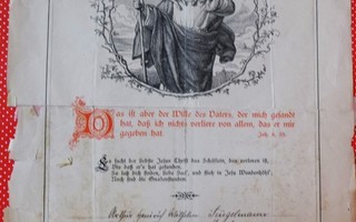 Dokumentti todistus Jeesus Kristus RIPPI v. 1908