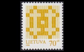 Liettua 668_I ** Käyttösarja kaksoisristi -98 (1998)