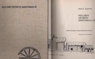 Koponen: Pielisen museon kertomaa 1 - 3, Lieksan kp, 1974-83