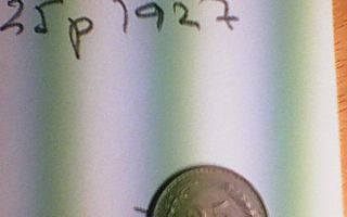 Suomi 25 penniä 1927