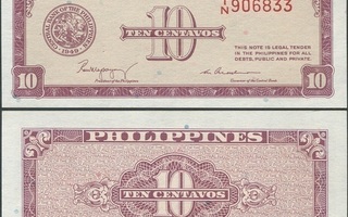 Filippiinit 10 Centavos 1949 (P-128) TN906833 Printer: WSL
