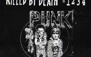 KILLED BY DEATH #1234 kokoelma LP -1976/83 rare punk rock
