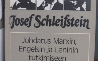 Johdatus Marxin, Engelsin ja Leninin tutkimiseen. 184 s.