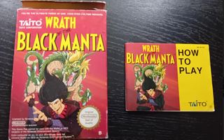 NES: Wrath of the Black Manta (PAL, pelkkä kotelo)