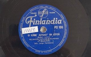 Savikiekko 1955 - Helsingin Vapaaseurakunta Finlandia PO 106