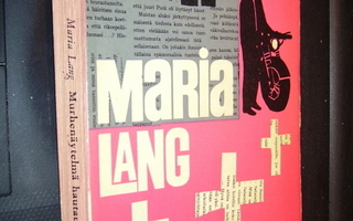 Maria Lang : Murhenäytelmä hautausmaalla (1 p. 1963) SIS.PK!