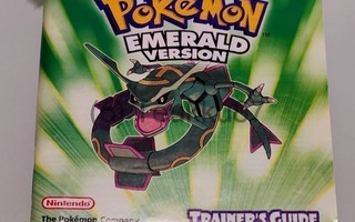 GBA - Pokemon Emerald ohjekirja