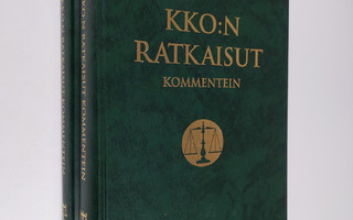 Pekka (toim.) Timonen : KKO:n ratkaisut kommentein 1999 1-2