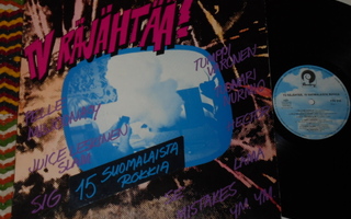 TV RÄJÄHTÄÄ - LP 1981 punk,uusi aalto EX-